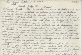 [Carta] 1945 oct. 3, La Serena, [Chile] [a] Lucila Godoy A.