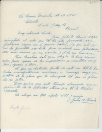 [Carta] 1945 nov. 17, La Serena, [Chile] [a] Lucila Godoy A., Brasil