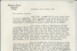 [Carta] 1955 jun. 21, Santiago [a] Gabriela Mistral