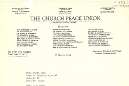 [Carta] 1951 mar. 16, New York, [Estados Unidos] [a] Doris Dana, Rapallo, Italia