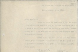 [Oficio], 1936 ene. 28, Lisboa, [Portugal] [a] Señor Ministro de Relaciones Exteriores