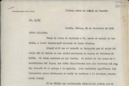 [Oficio] N° 9163, 1948 dic. 22, Fortín, México [al] Señor Ministro de Relaciones Exteriores, Santiago de Chile