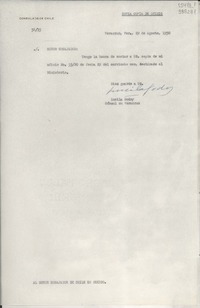 [Oficio] N° 3415, 1950 ago. 29, Veracruz, Ver., México [al] Señor Embajador de Chile en México
