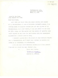 [Carta] 1953 sep. 9, Columbia, Missouri, U.S.A. [a] Doris Dana, Long Island, New York, [Estados Unidos]