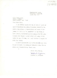 [Carta] 1954 apr. 19, Columbia, Missouri, [a] Doris Dana, Long Island, New York, [Estados Unidos]