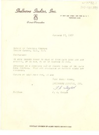 [Carta] 1957 jan. 16, [New York, Estados Unidos] [a] albacea de Gabriela Mistral, Roslyn Harbor, N.Y., [Estados Unidos]