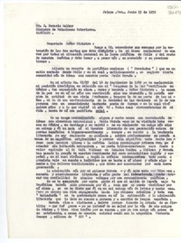 [Carta] 1950 jun. 15, Jalapa, Ver., [México] [a] Sr. D. Horacio Walker, Ministro de Relaciones Exteriores, Santiago
