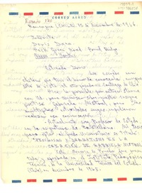 [Carta] 1966 dic. 12, Rancagua, Chile [a] Doris Dana, Pound Ridge, [Estados Unidos]