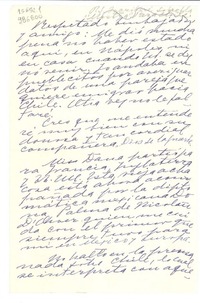 [Carta] 1952 jun. 14, Napoles, [Italia] [a] Respetado embajador y amigo