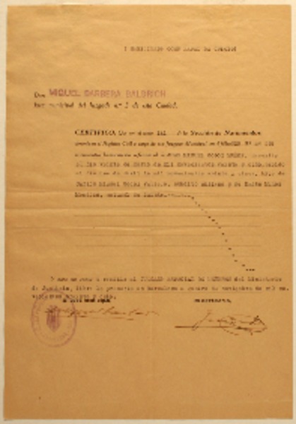 [Certificado de inscripción de nacimiento de Juan Miguel Godoy]