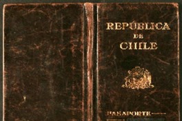 [Pasaporte diplomático] [a] Gabriela Mistral y Juan Miguel Godoy