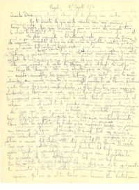[Carta] 1952 ago. 12, Napoli, [Italia] [a] Doris Dana, [New York, Estados Unidos]