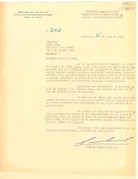 [Carta] 1957 dic. 27, Santiago, Chile [a] Doris Dana, New York, USA