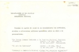 [Carta] [1968?], Santiago, Chile [a] [Doris Dana]