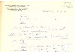 [Carta] 1961 jun 5, Valdivia, [Chile] [a] Doris Dana