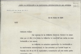 [Carta] 1952 jul. 15, Nápoles, [Italia] [a] Señor D. Roger Caillois, Unesco, Paris
