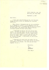 [Carta] 1976 sep. 5, New York, [Estados Unidos] [a] Doris [Dana]