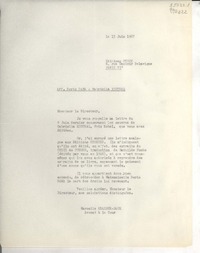 [Carta] 1967 juin 13, [Paris], [France] [a] Editions Stock [y] Gallimard, Paris, [France]