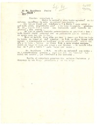 [Carta] [1944] sept. 30, [Brasil] [al] Sr. Magalhaes Junior, "A Noite", Río, [Brasil]