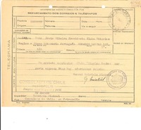 [Telegrama] 1944 ago. 22, Petrópolis, [Brasil] [a] Iveta Ribeiro