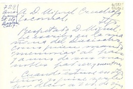 [Carta] 1948 sept. 18, Sta Barbara, Calif., [Estados Unidos] [a] Miguel Cruchaga Tocornal, Santiago