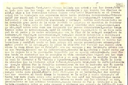 [Carta] [a] Muy querido Eduardo Frei