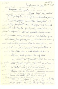 [Carta] 1956 nov. 14, México [a] Margaret Bates, cDoris Dana, New York, USA