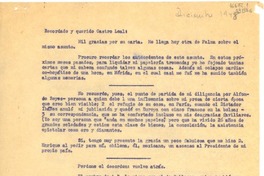 [Carta] 1948 dic. [a] Recordado y querido Castro Leal