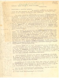 [Carta] 1946 jul. 20, Monrovia, [EE.UU.] [a los] Señores D. L. S Rowe, Marcial Mora Miranda y D. Pedro de Alba, Washington, [EE.UU.]