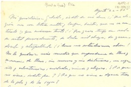 [Carta] 1945 ago. 22, [España] [a] Gabriela [Mistral]