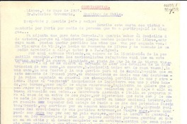 [Carta] 1937 mayo 5, Lisboa, [Portugal] [a] Señor D. Carlos Errázuriz, Santiago de Chile