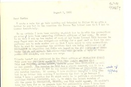 [Carta] 1956 Aug. 1 [a] Dear Doris [Dana]