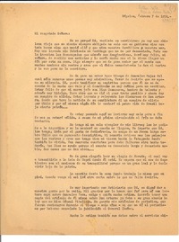 [Carta] 1952 feb. 7, Nápoles, [Italia] [a] Mi respetada señora