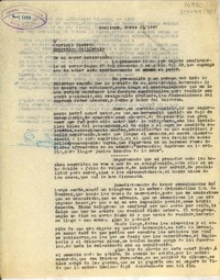 [Carta] 1947 mar. 31, Santiago, [Chile] [a] Gabriela Mistral, Monrovia, California, [Estados Unidos]