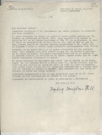 [Carta] 1954 dic. 8, Santiago de Chile [a] Gabriela Mistral