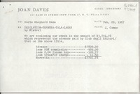 [Carta] 1967 Feb. 20, 145 East 49 Street, New York 17, N. Y., [EE.UU.] [a] Doris Shepherd Dana, [EE.UU.]