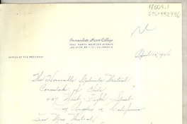 [Carta] 1946 jun. 14, Santa Ana, California [Estados Unidos] [a] Gabriela Mistral, Sierra Madre, California, [Estados Unidos]