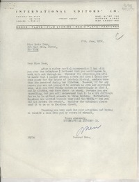 [Carta] 1958 June 17, Bmé. Mitre 1192, Buenos Aires, Rep. Argentina [a] Miss Doris Dana, 204 East 20th St., New York, [EE.UU.]