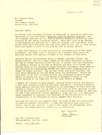 [Carta] 1971 Oct. 1, Bridgehampton, New York, [Estados Unidos] [a] Patrick Owens