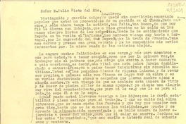 [Carta] 1936 oct. 12, [al] Señor D. Félix Nieto del Río, Bs. Aires, [Argentina]