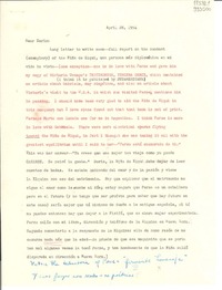 [Carta] 1954 Apr. 28 [a] Doris Dana