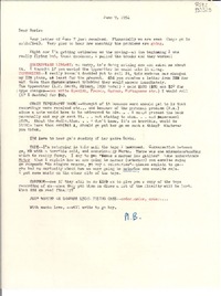 [Carta] 1954 June 9 [a] Doris Dana