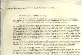 [Carta] 1942 ene. 5, Petrópolis, [Brasil] [a] mi distinguido editor y amigo