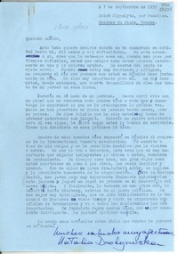 [Carta] 1952 sept. 7, Saint Hippolyte, France [a] Querida Señora