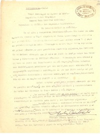 [Carta] 1947 ago. 18, Fray Bentos, Uruguay [a] Señora doña Gabriela Mistral, Consulado de Chile, Los Angeles, California, Estados Unidos de América