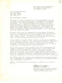[Carta] 1946 mayo 3, Los Angeles, California [a] Gabriela Mistral, New York