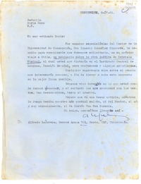 [Carta] 1965 abr. 8, Concepción, [Chile] [a] Doris Dana, N. Y.