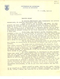 [Carta] 1965 jul. 18, Concepción, [Chile] [a] Doris Dana, Pound Ridge, N. Y.
