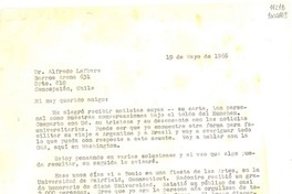 [Carta] 1966 mayo 19, Pound Ridge, New York, [Estados Unidos] [a] Alfredo Lefebvre, Concepción, Chile