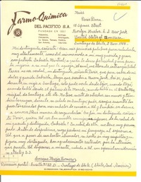 [Carta] 1954 nov. 2, Santiago, Chile [a] Doris Dana